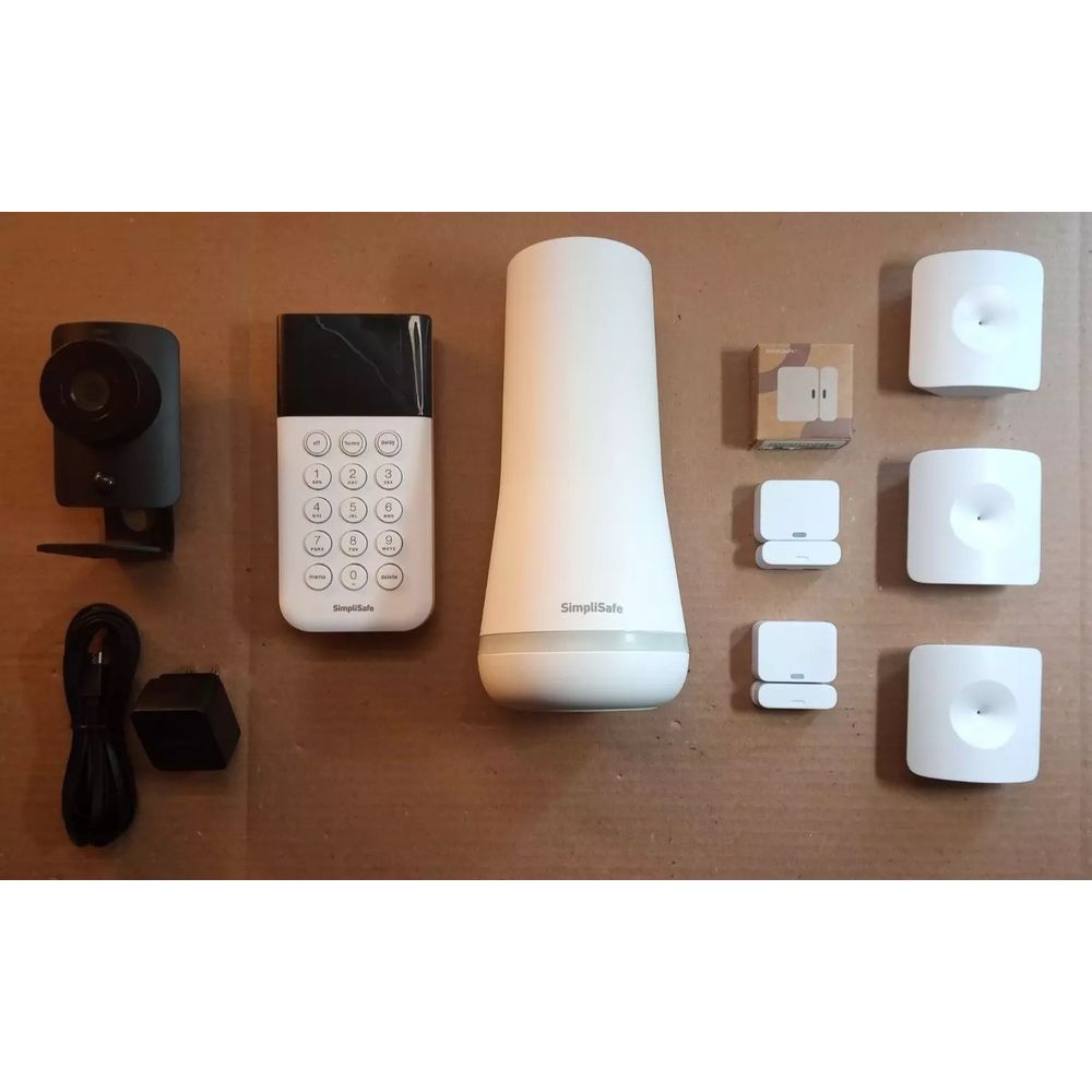 SimpliSafe KT033-01RUS Whole Home Security System 9-piece, White