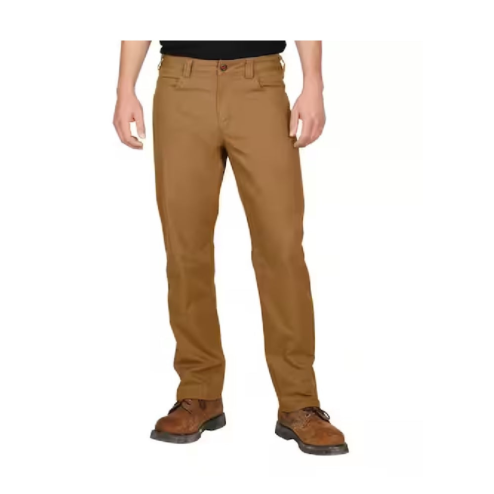 Milwaukee 701K-3034 Men's 30 in. x 34 in. Khaki Cotton/Polyester/Spandex Flex Work Pants with 6 Pockets