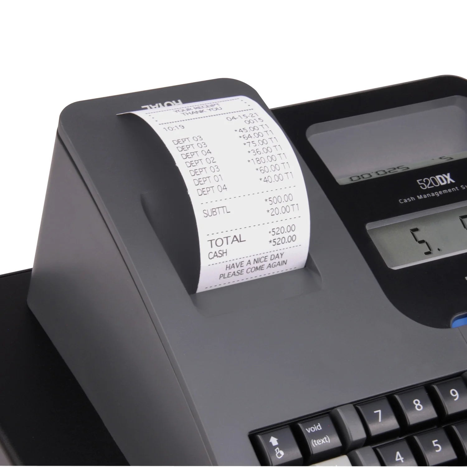 Adler Royal ADL520DX Royal 520D x 24 Department Cash Register