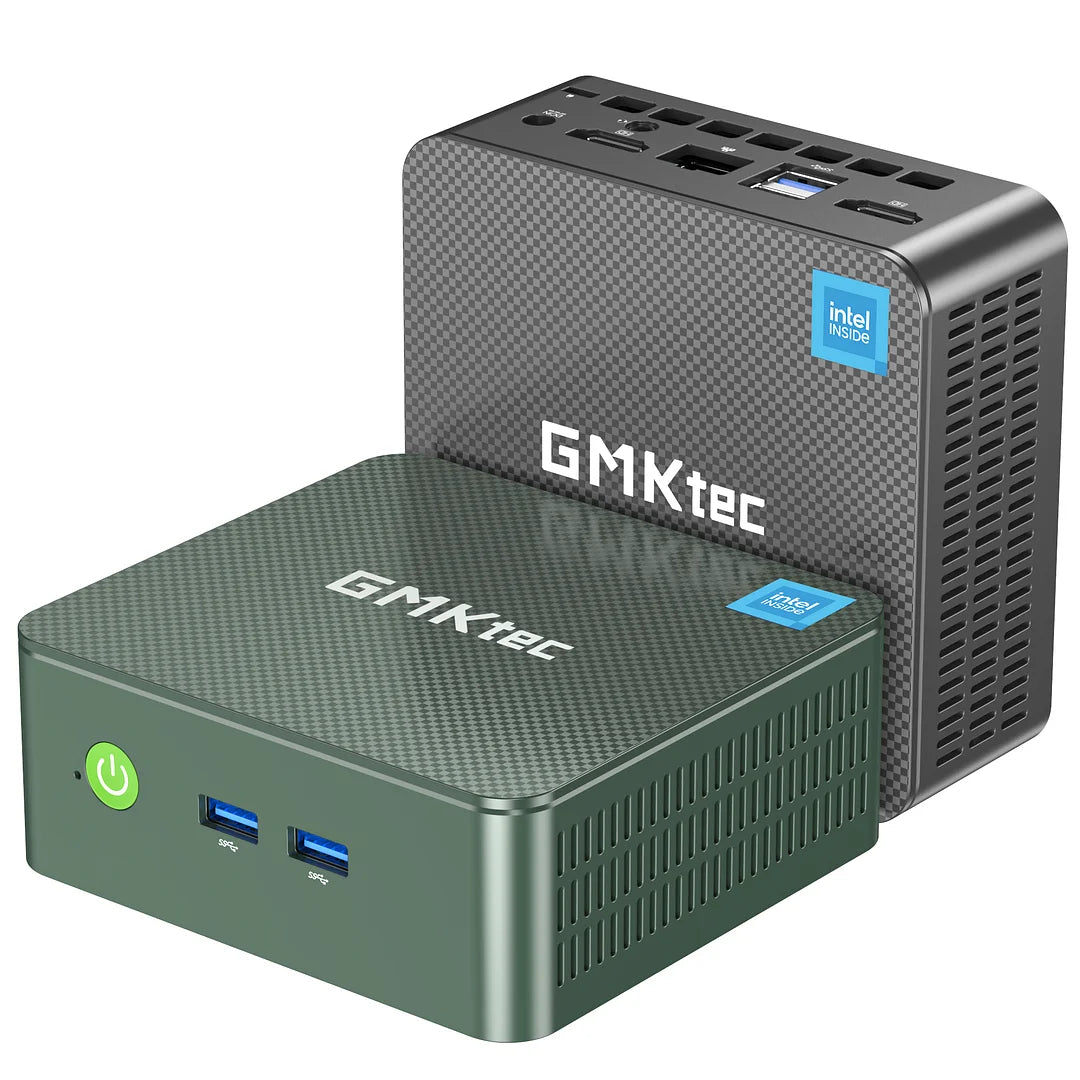 GMKtec NucBox G3 N150 N100 0.8GHz Intel UHD Graphics 8GB RAM 256GB SSD Win 11 Pro Lush Green