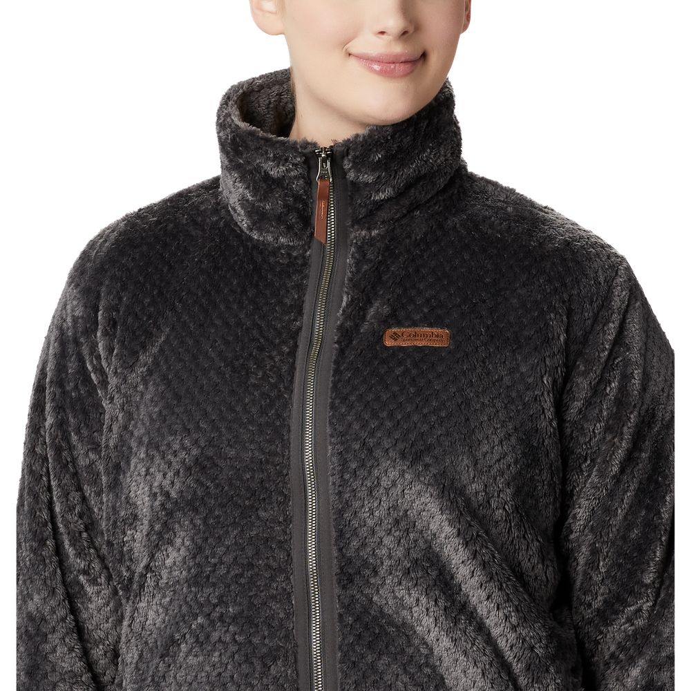 Columbia Fire Side II Sherpa Full-Zip Jacket for Ladies - Shark - 3X