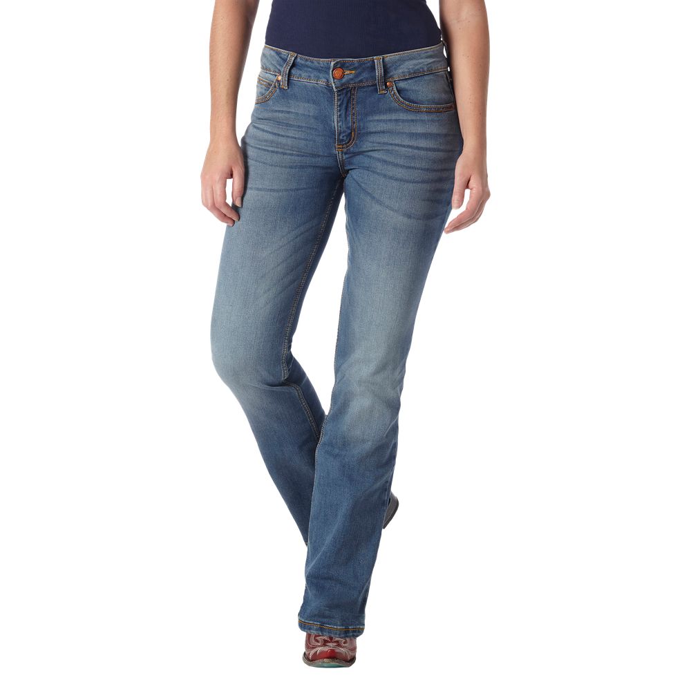 Wrangler Retro Mae Jeans for Ladies - KM Wash - 13x34