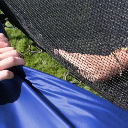 Skywalker Trampolines 12-Feet Round Trampoline and Enclosure with Spring Pad, Blue