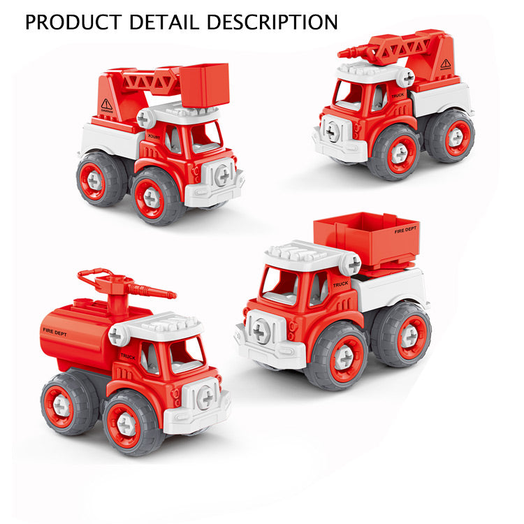 Double Decker Detachable Fire Truck