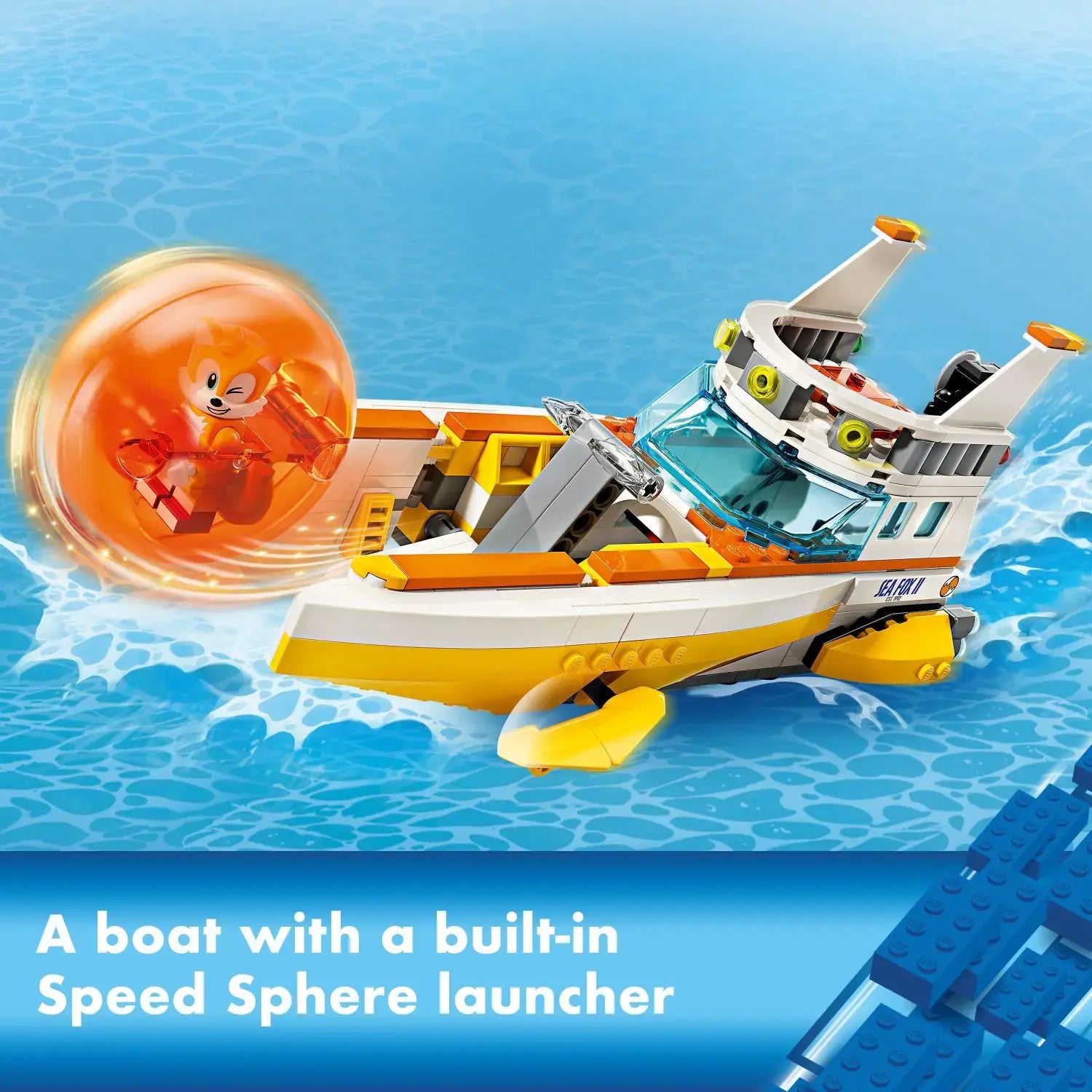 LEGO 6471375 Sonic the Hedgehog: Tails Adventure Boat Video Game Toy Building Set 76997