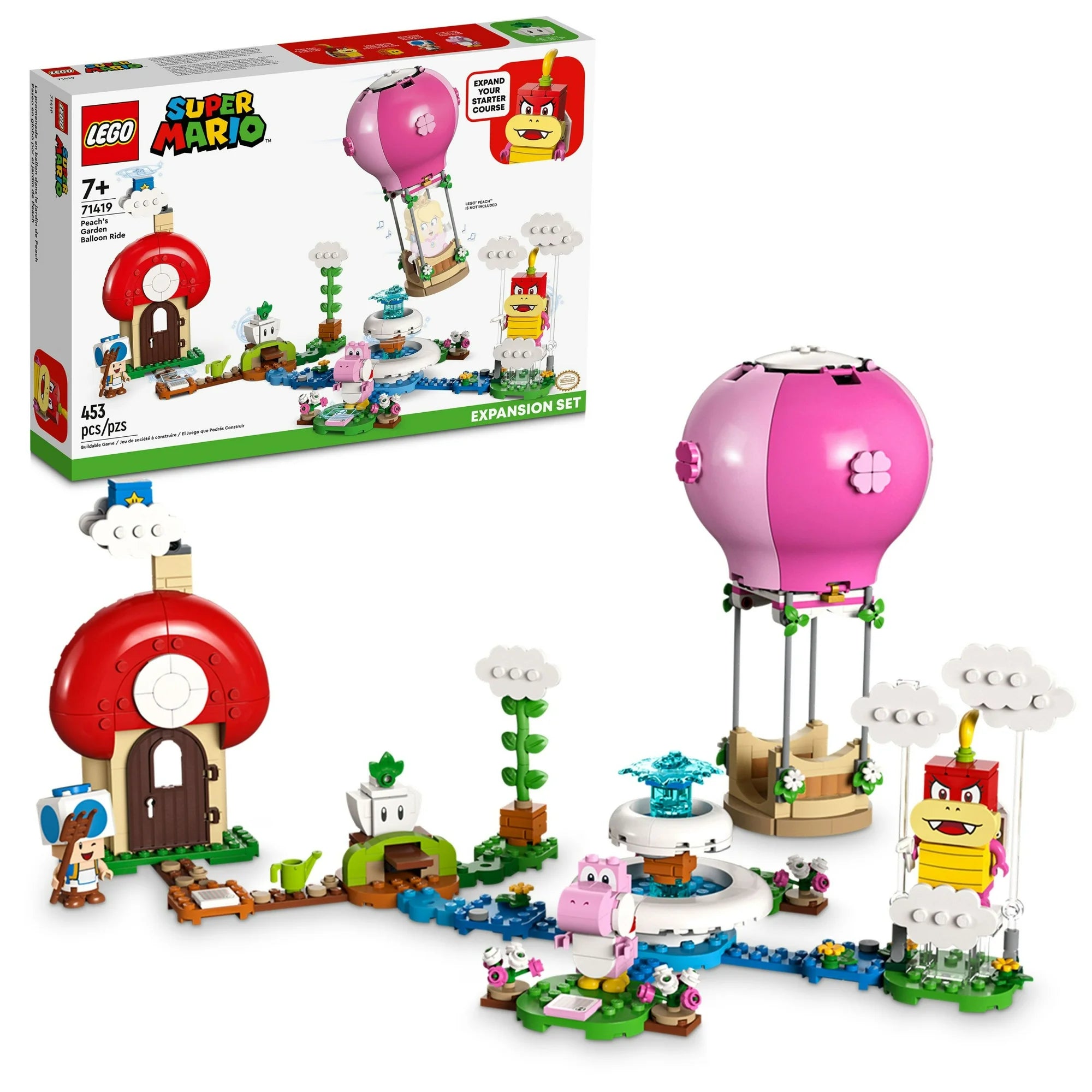 LEGO 71419 Super Mario Peach's Garden Balloon Ride Exp. Set