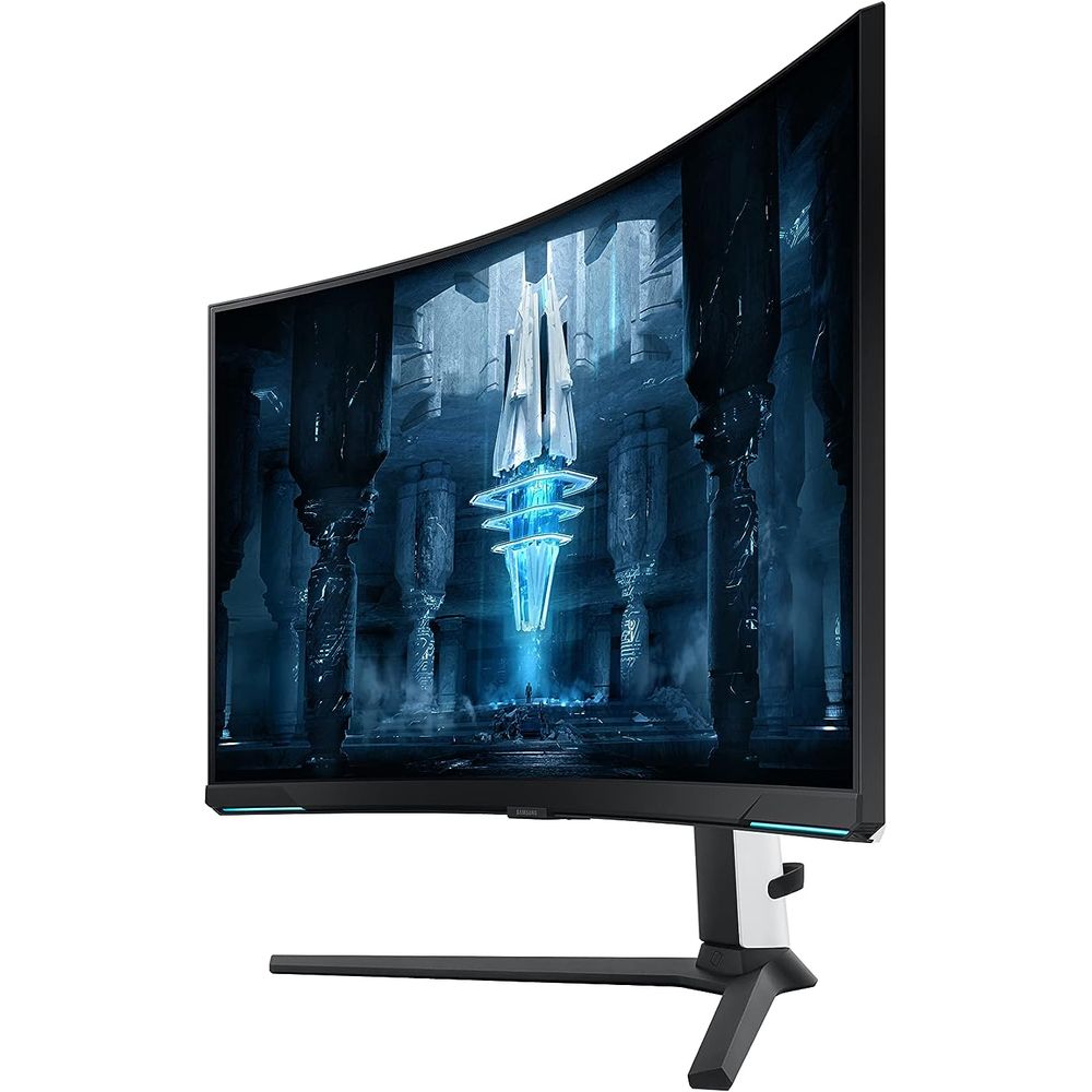 SAMSUNG LS32BG852NNXGO 32 Odyssey Neo G8 4K UHD 240Hz 1ms G-Sync 1000R Curved Gaming Monitor, Quantum HDR2000, AMD FreeSync Premium Pro, Matte Display, Ultrawide Game View, DisplayPort, HDMI, Black an