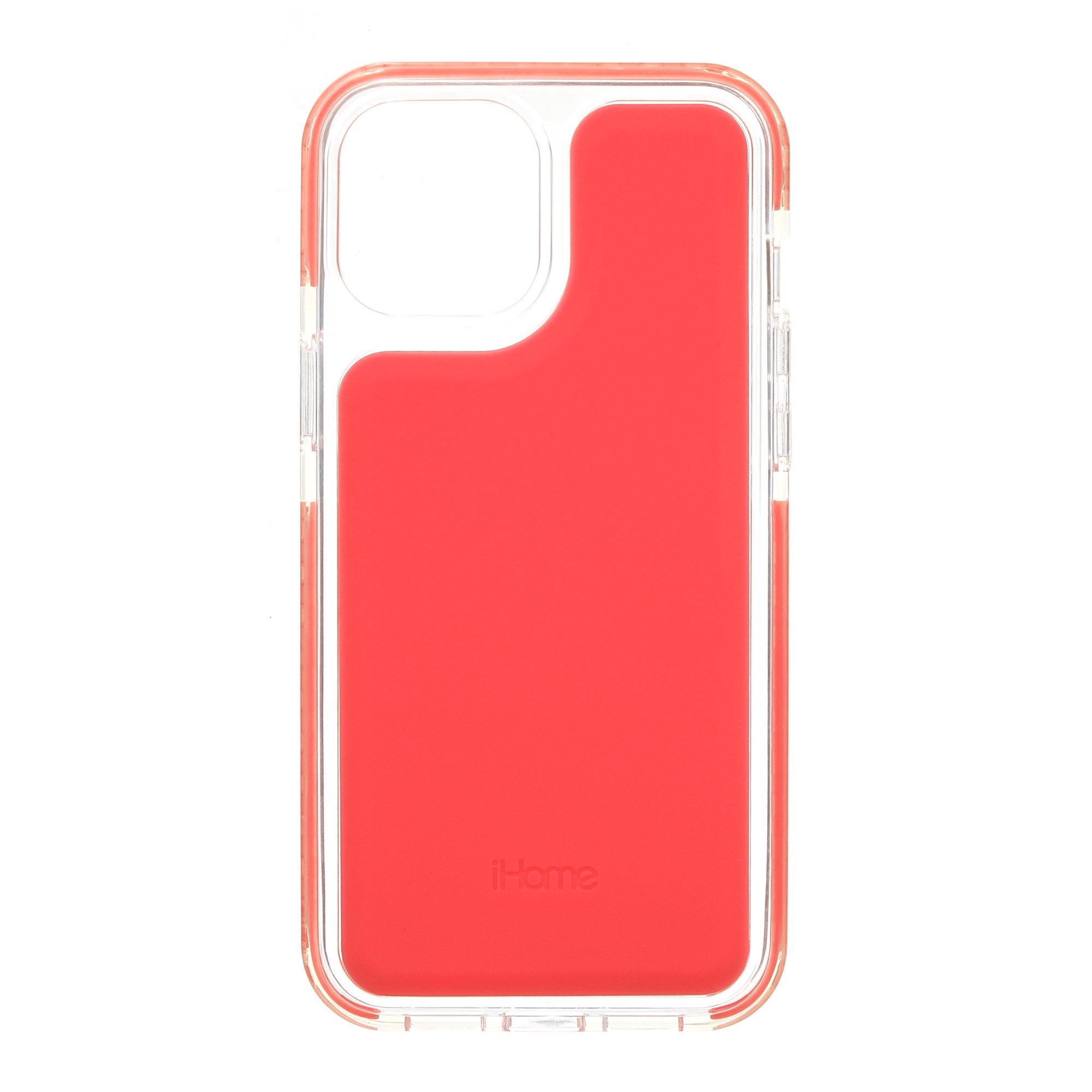 iHome 2IHPC1119J9W2 Velo Silicone Impact Case for iPhone 13, Coral