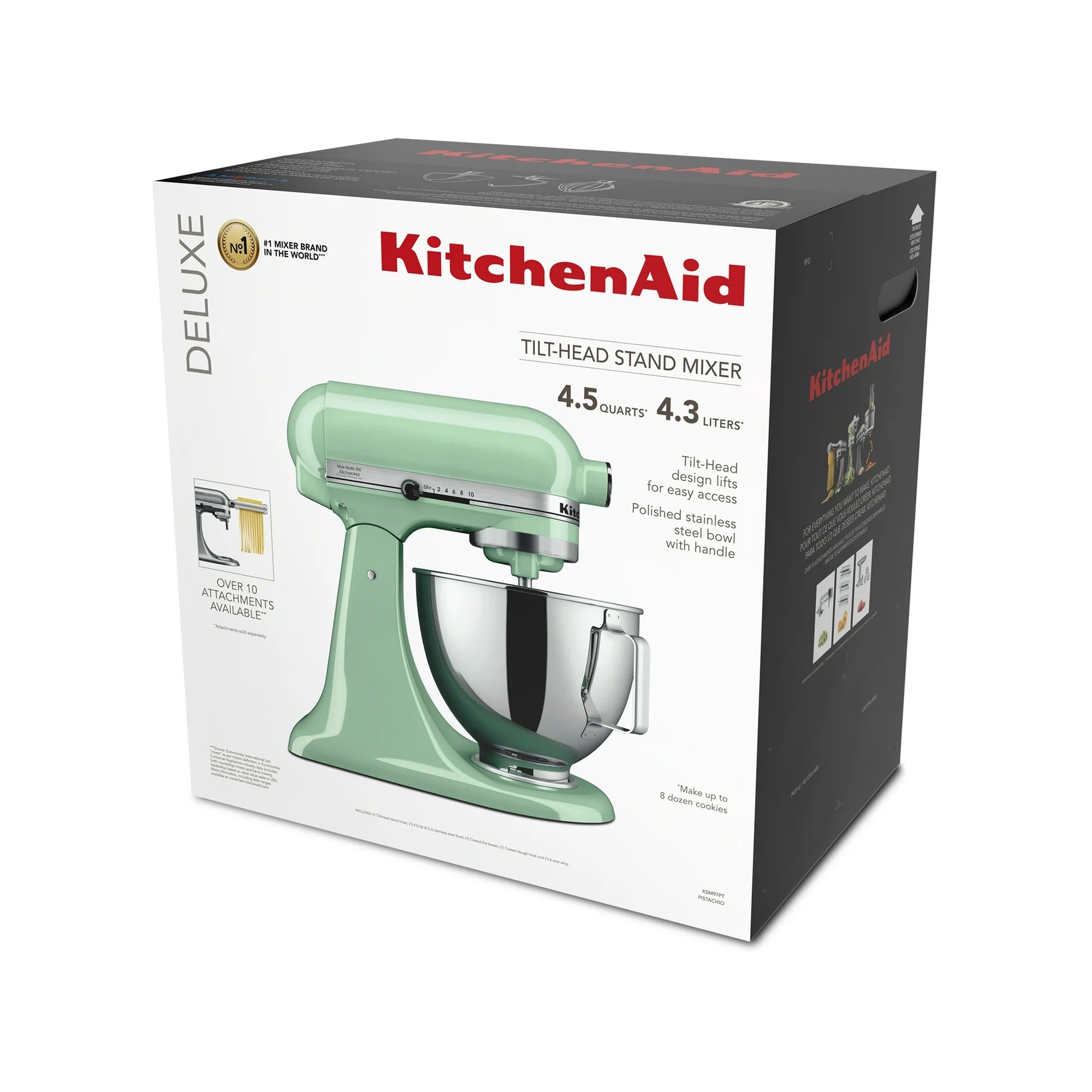 KitchenAid KSM97PT Deluxe 4.5 Quart Tilt-Head Stand Mixer