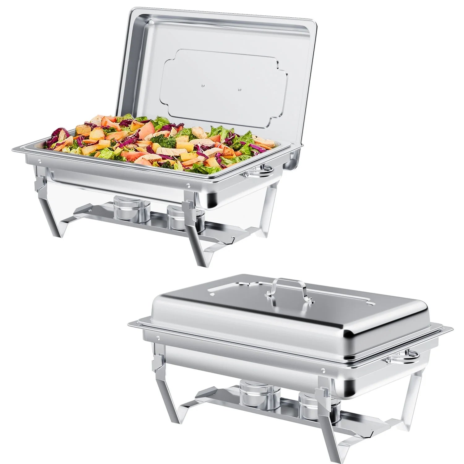 TINANA Chafing Dish Buffet Set 2 Pack Full Pan