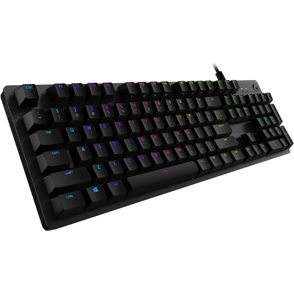 Logitech 920-009840 G512 CARBON LIGHTSYNC RGB Mechanical Gaming Keyboard with GX Brown switches - Tactile