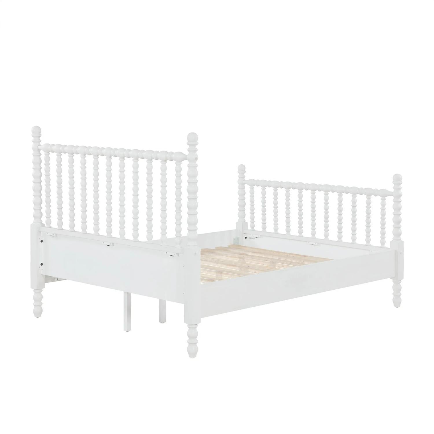 Pioneer Woman PW1425004710012 Harper Queen-Size Spindle Bed White