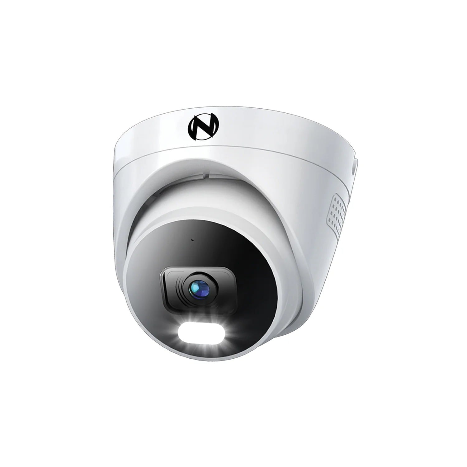 Night Owl CAM-FTN8-DM Add on Wired IP 4K Deterrence Dome Camera with 2-Way Audio - White Pack