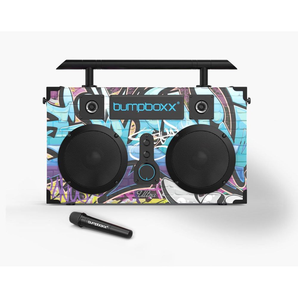 Bumpboxx BBULWALGRAF Ultra Plus Graffiti with Mic Bluetooth Boombox