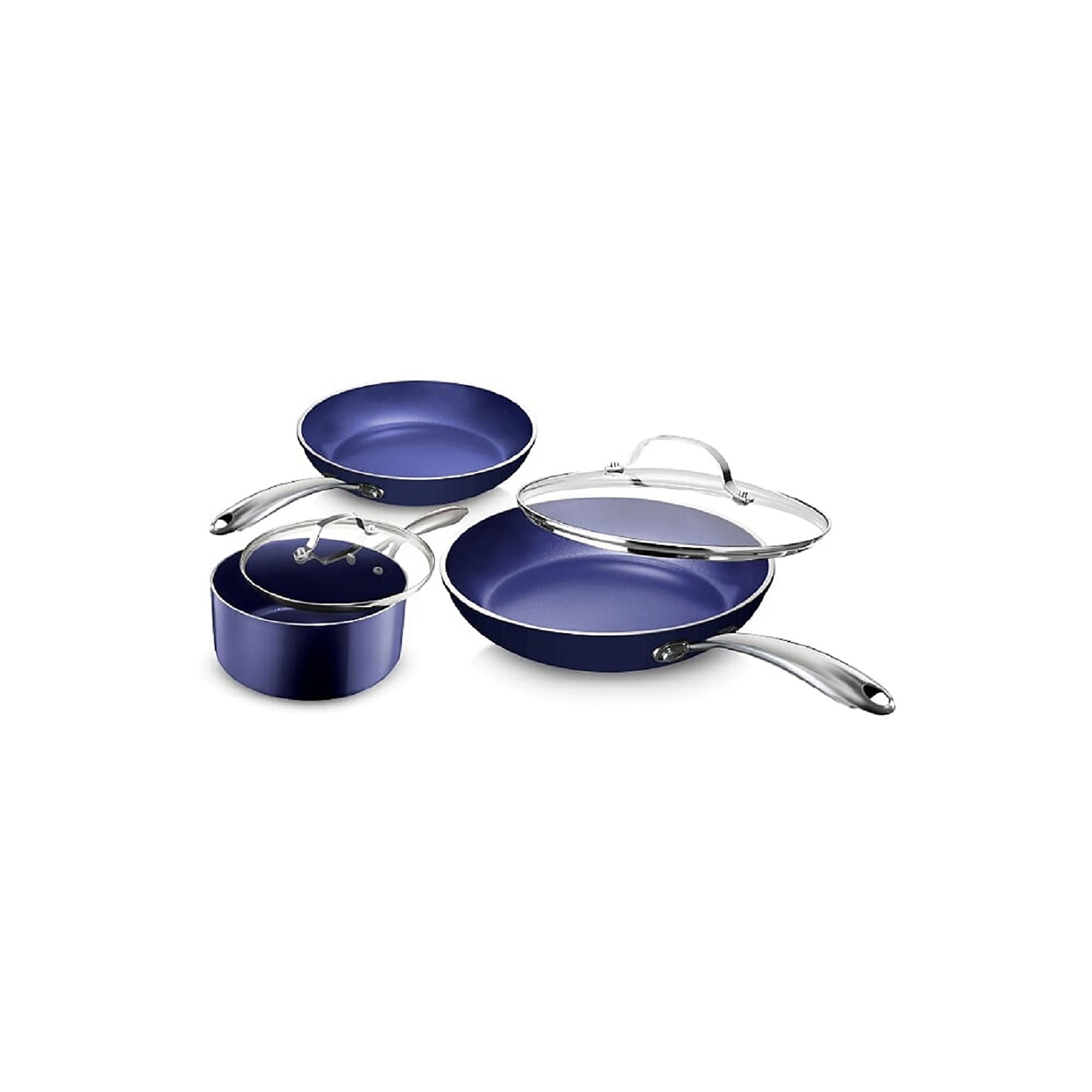 Granite Stone 7072 5pc Cookware Set, Blue