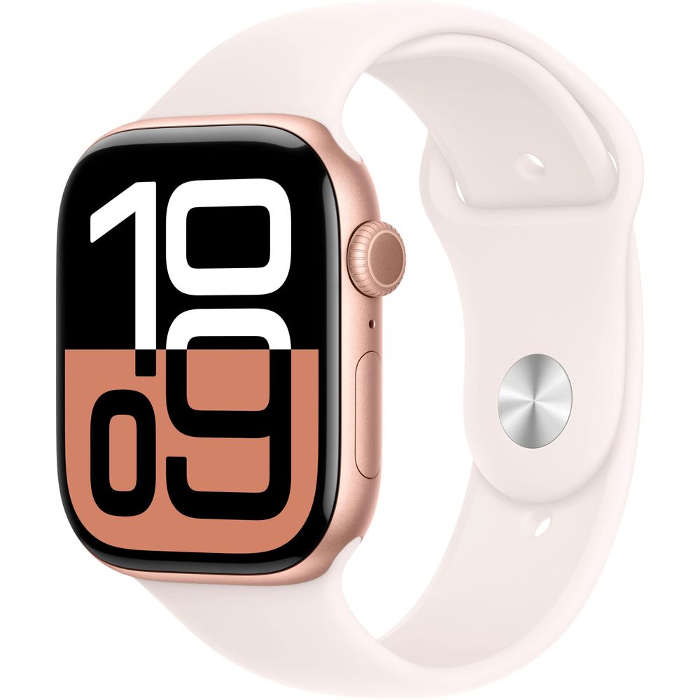 Apple Watch Gen 10 Series 10 Cell 46mm Rose Gold Aluminum - Light Blush Sport Band MWY63LW/A