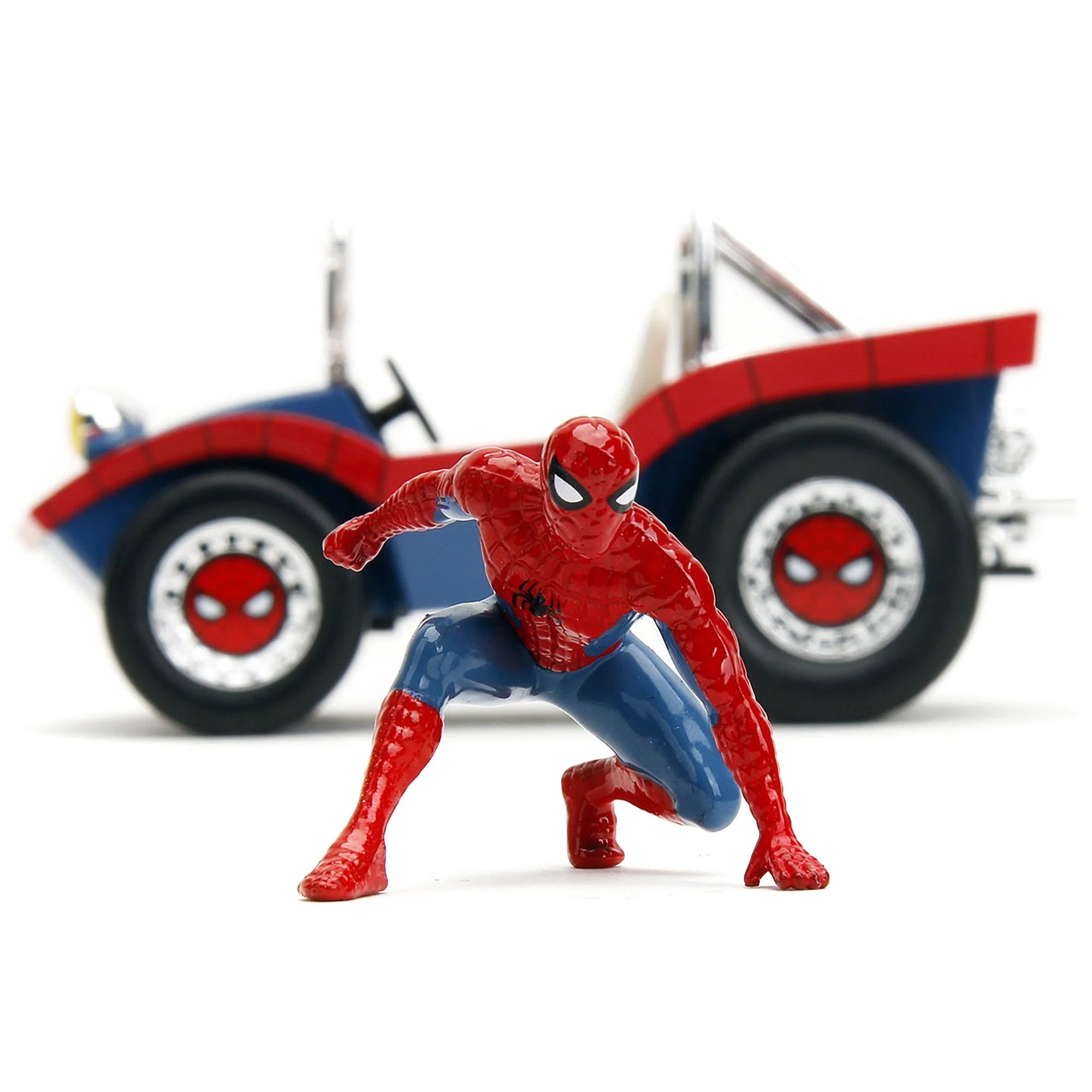 Jada Toys 33729 Marvel Spider-Man 1:24 Buggy Die-cast Car & 2.75 Figure