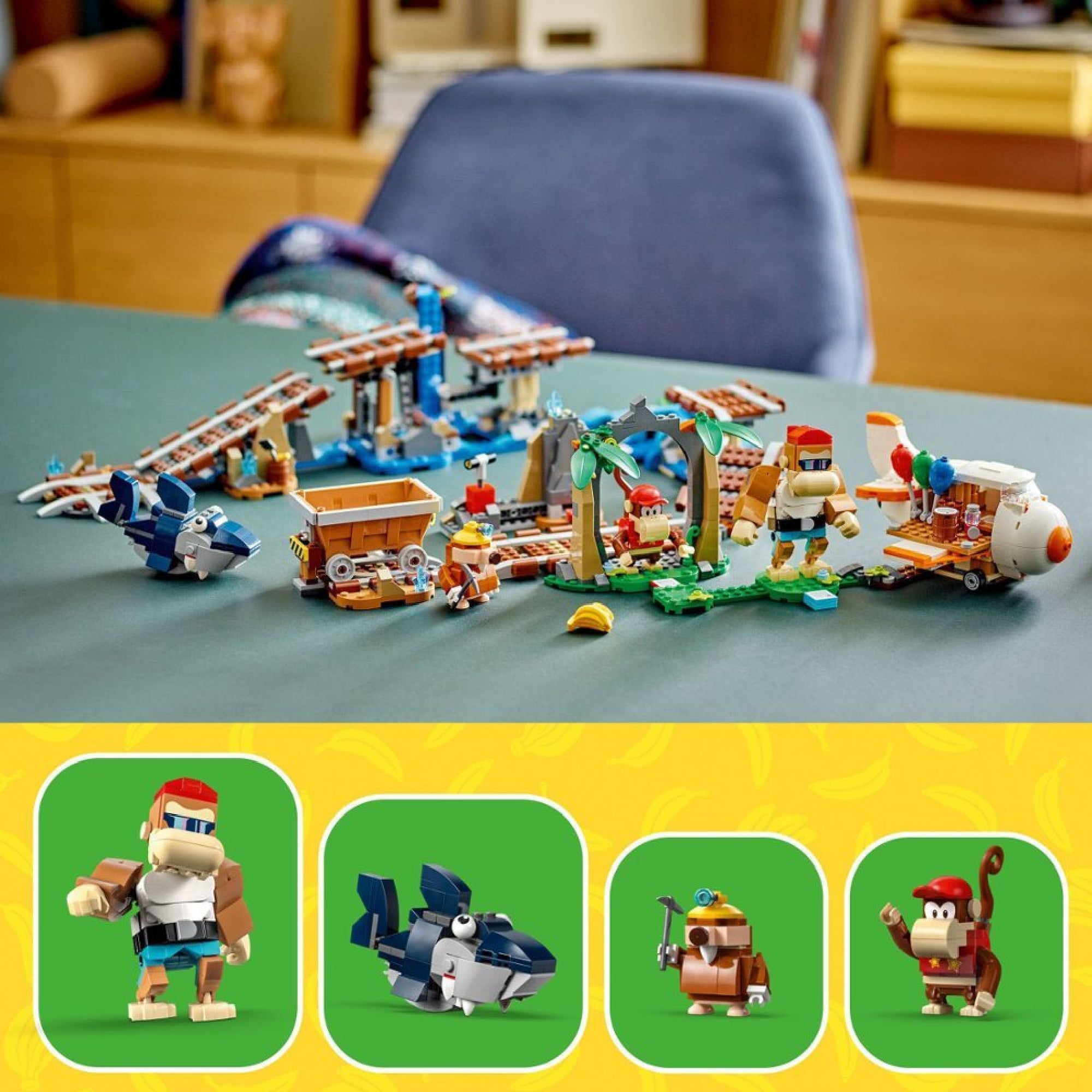 LEGO 6425902 Super Mario Diddy Kong's Mine Cart Ride Expansion Set 71425