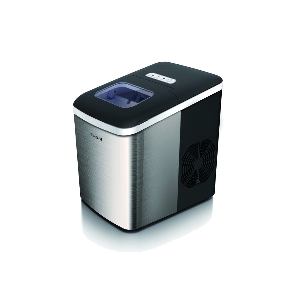 Frigidaire EFIC123-B-SS 26 lb. Portable Countertop Ice Maker in Stainless Steel