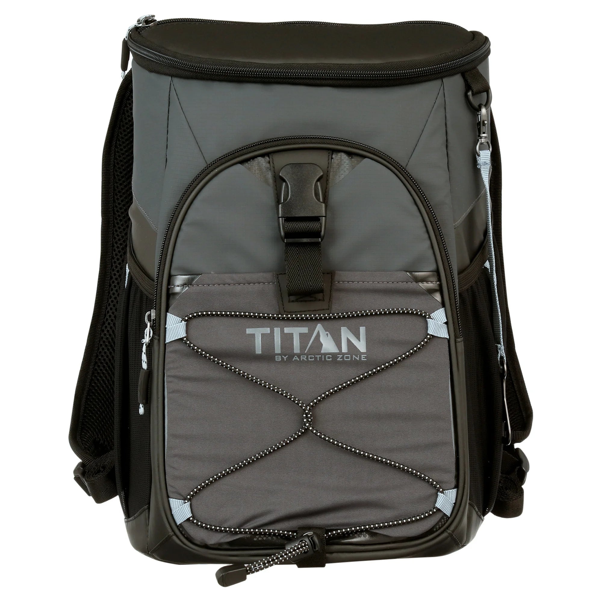 Titan by Arctic Zone 10004441 24 Can, 12.7 qt, Capacity Backpack Cooler, Gray