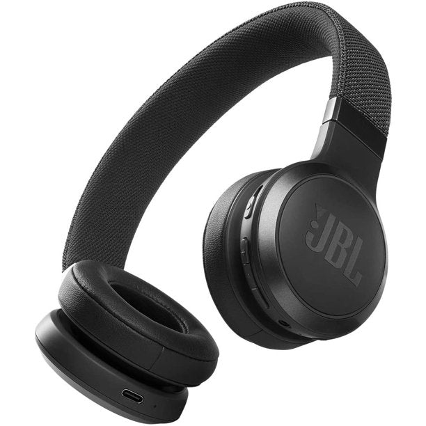 JBL LIVE460NCBLKAM Live 460NC Wireless On-Ear Noise-Cancelling Headphones, Black