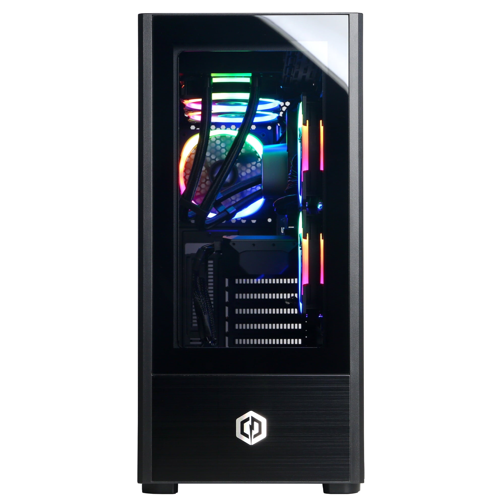 CyberPowerPC CS450160MB4921051 Gamer Ryzen 7 7700 3.8GHz AMD Radeon RX 7900 GRE 16GB 32GB RAM 2TB SSD Win 11 Home Black