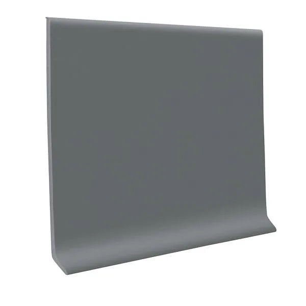 ROPPE CORP H140C5P150  Roppe Vinyl Wallbase Cove 4inx48in Dark Gray Case Of 16