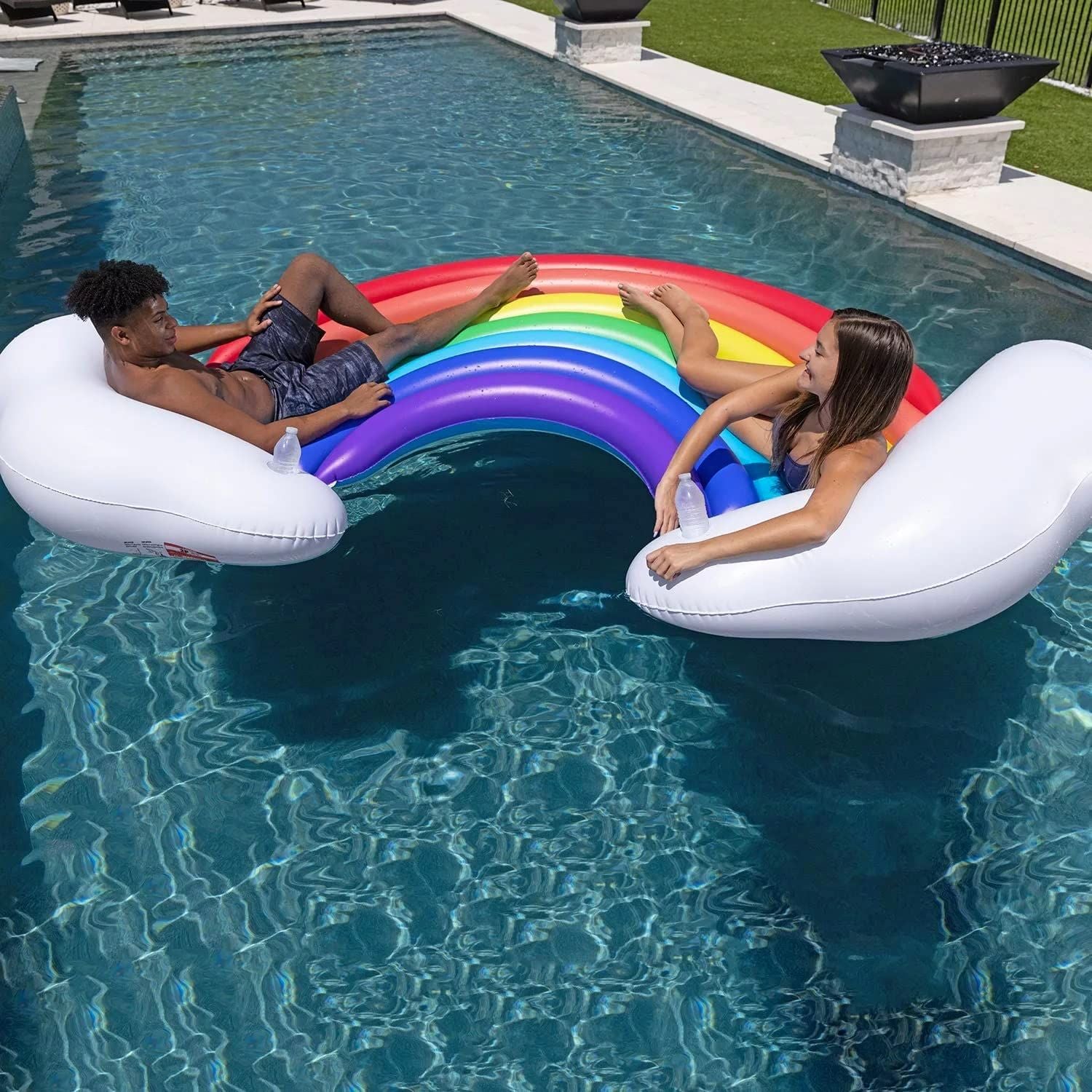 2 Person Rainbow Float