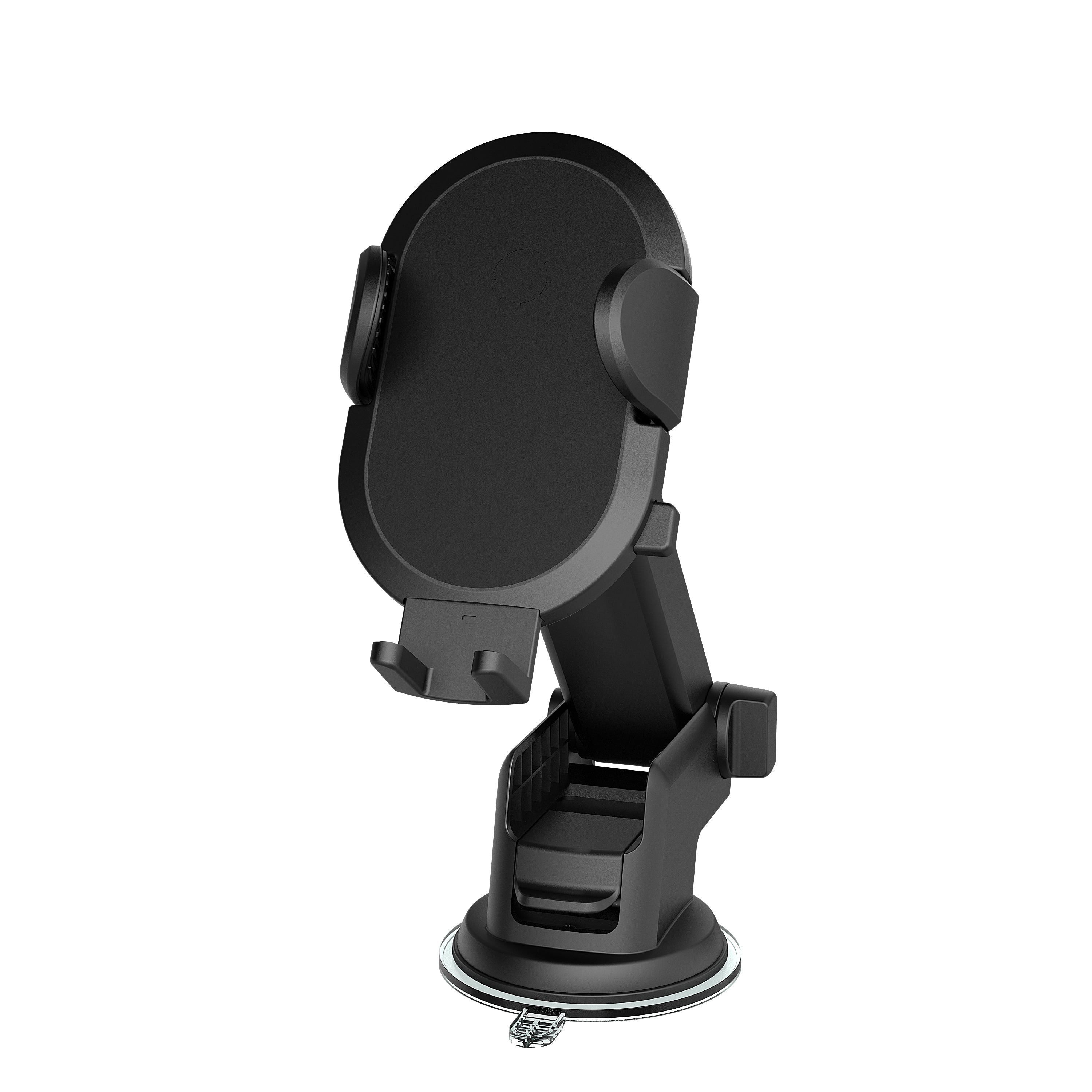 Onn L3TWC242-CS-R-US Wireless Charging Car Dash Mount, Black