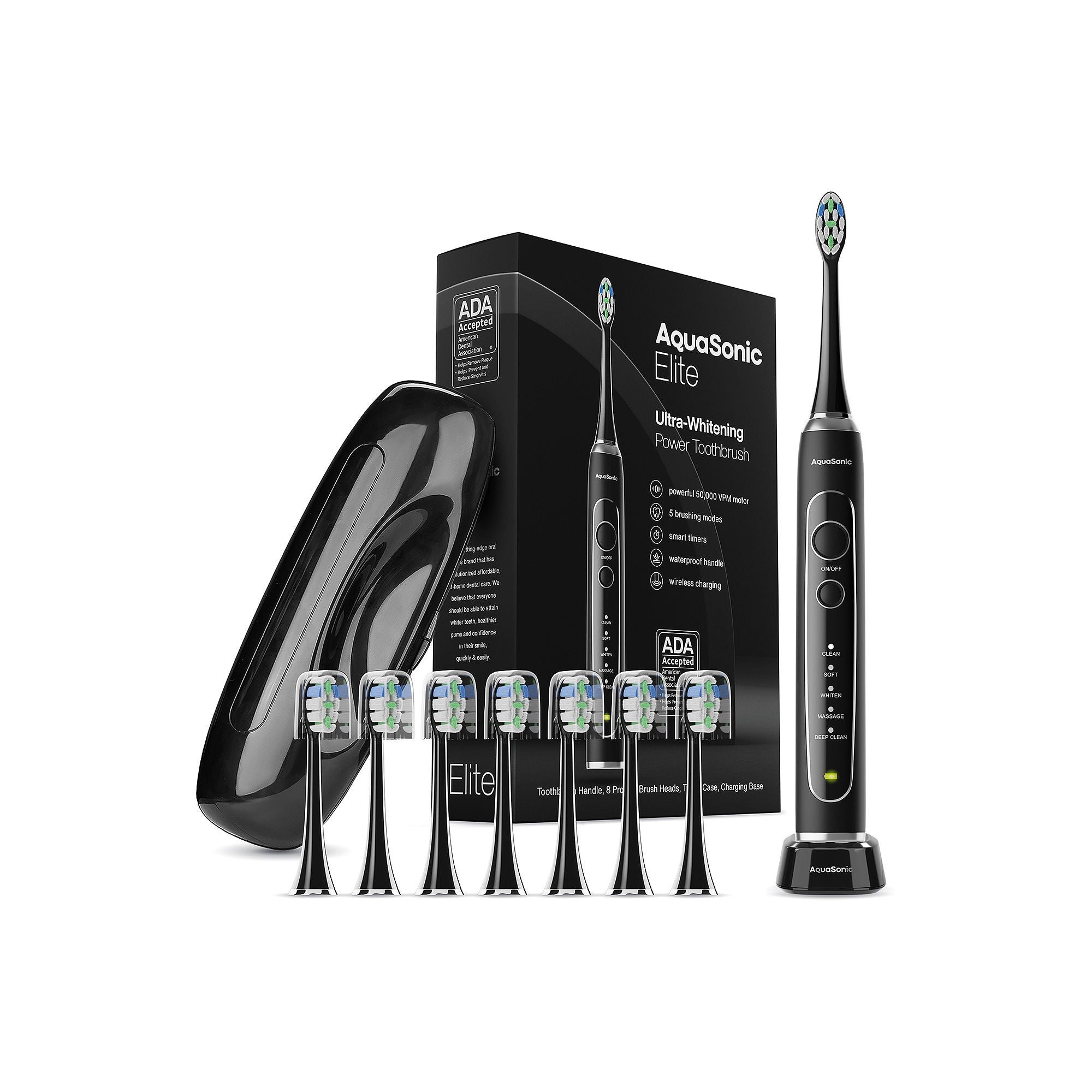 R&M International Llc Toothbrush AS-ELITE-BK - Black