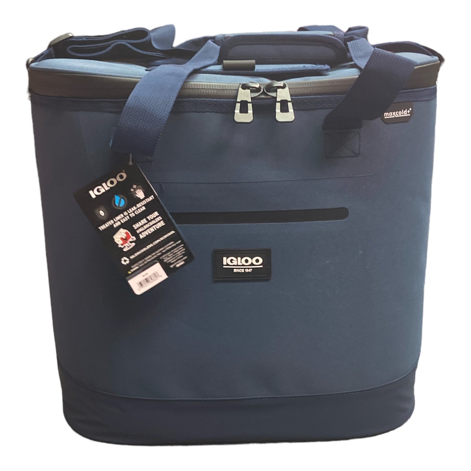 Igloo 30 Can Maxcold+ Tote Cooler Bag, Blue