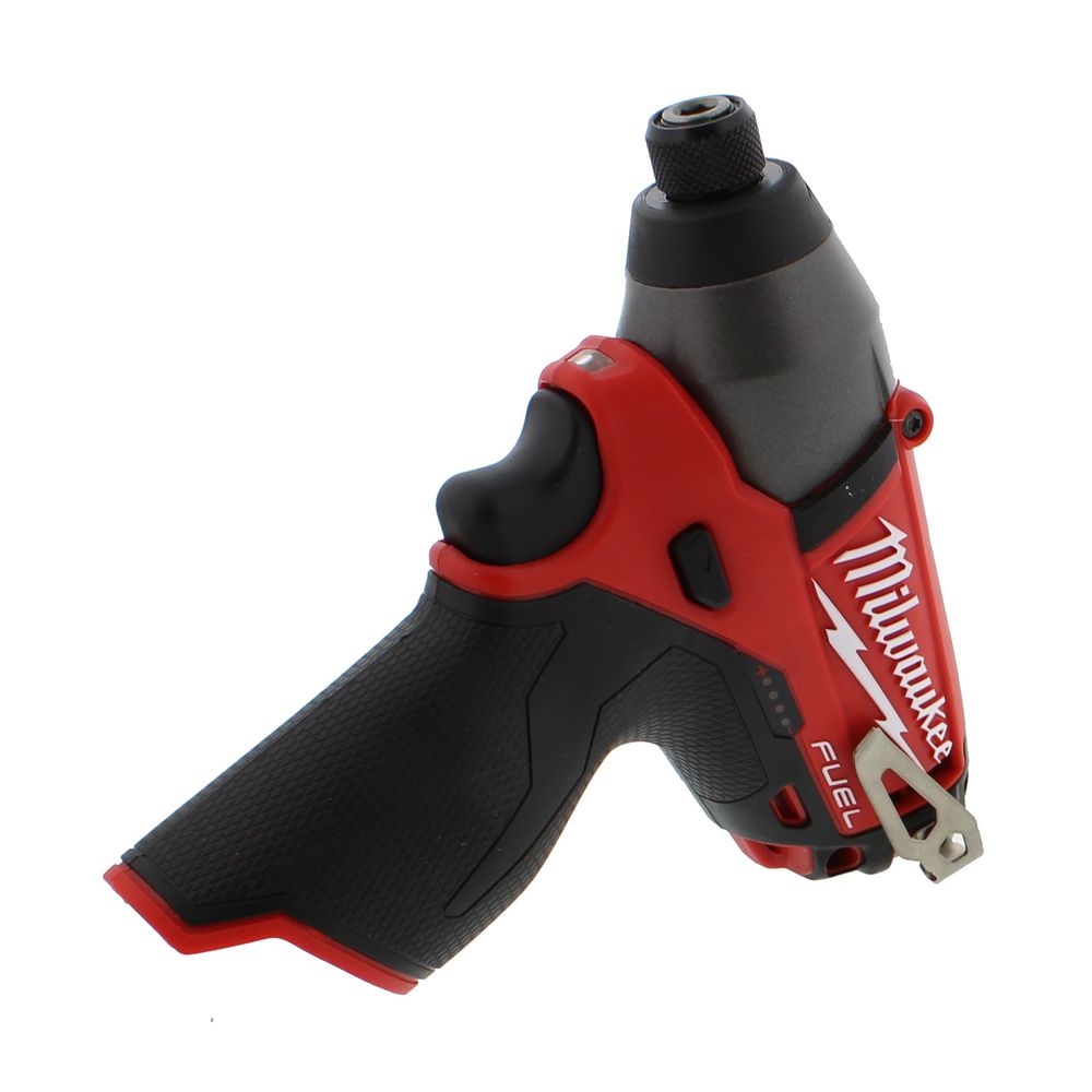 Milwaukee 2453-20 M12 FUEL 12-Volt Lithium-Ion Brushless Cordless 1/4 in. Hex Impact Driver (Tool-Only)