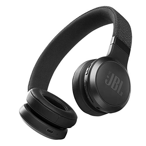 JBL LIVE460NCBLKAM Live 460NC Wireless On-Ear Noise-Cancelling Headphones, Black