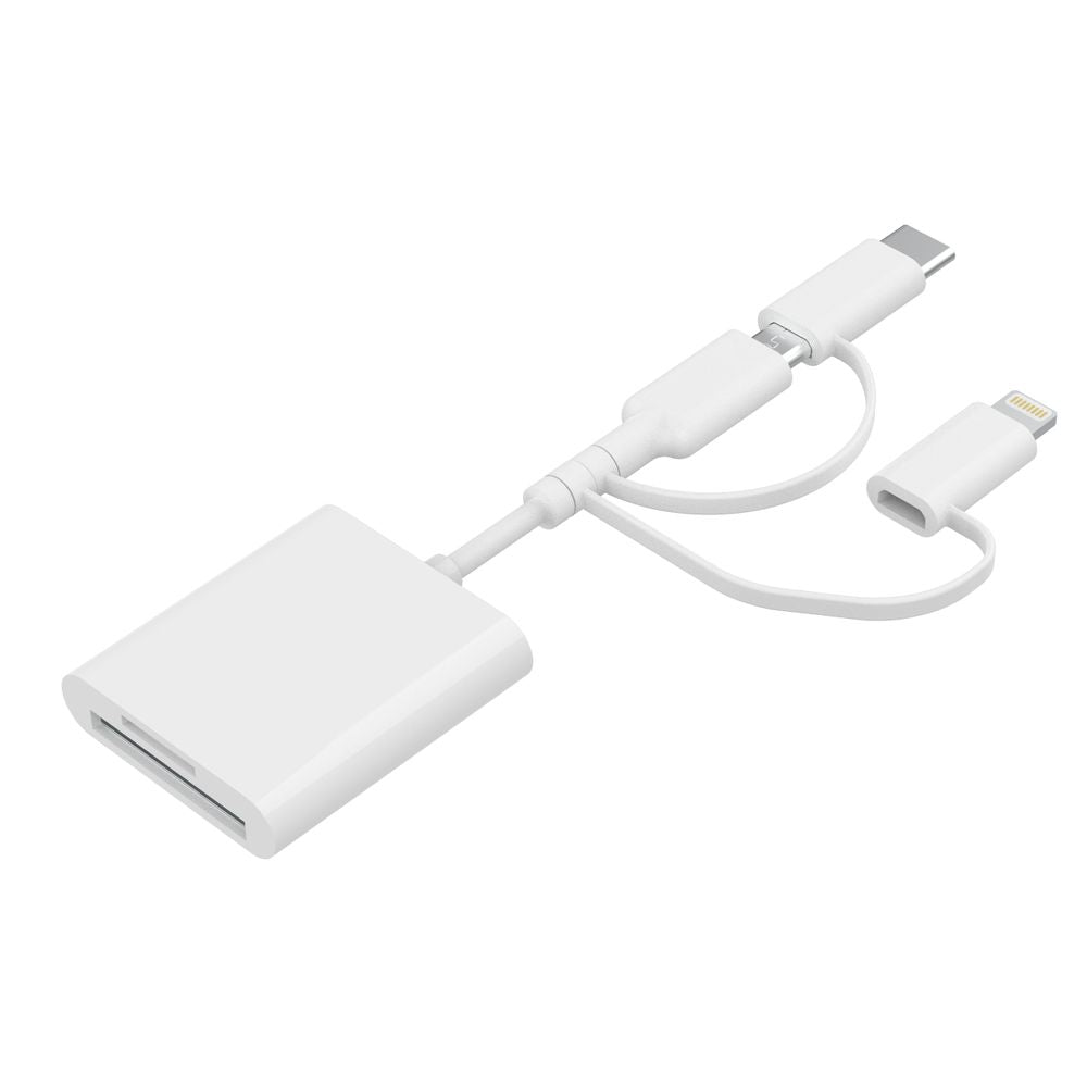 Vivitar MOV416-WHT Universal Mobile Card Reader, White