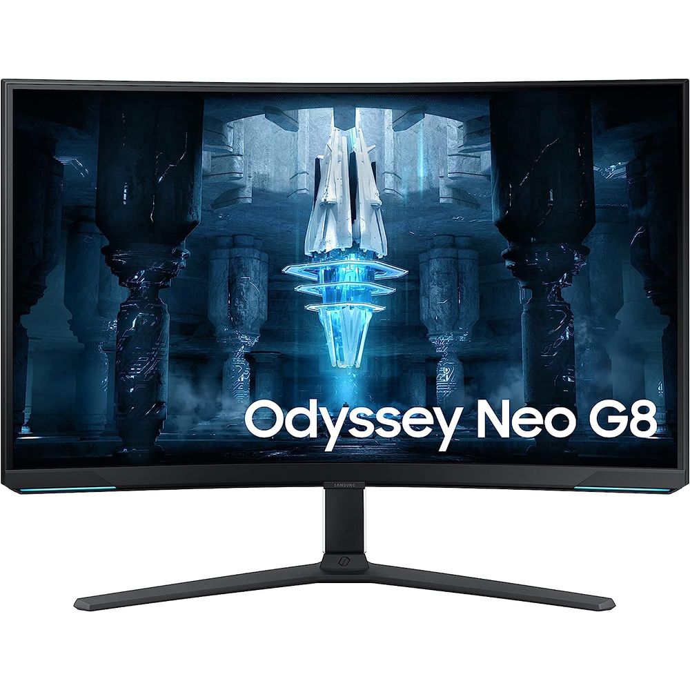 SAMSUNG LS32BG852NNXGO 32 Odyssey Neo G8 4K UHD 240Hz 1ms G-Sync 1000R Curved Gaming Monitor, Quantum HDR2000, AMD FreeSync Premium Pro, Matte Display, Ultrawide Game View, DisplayPort, HDMI, Black an