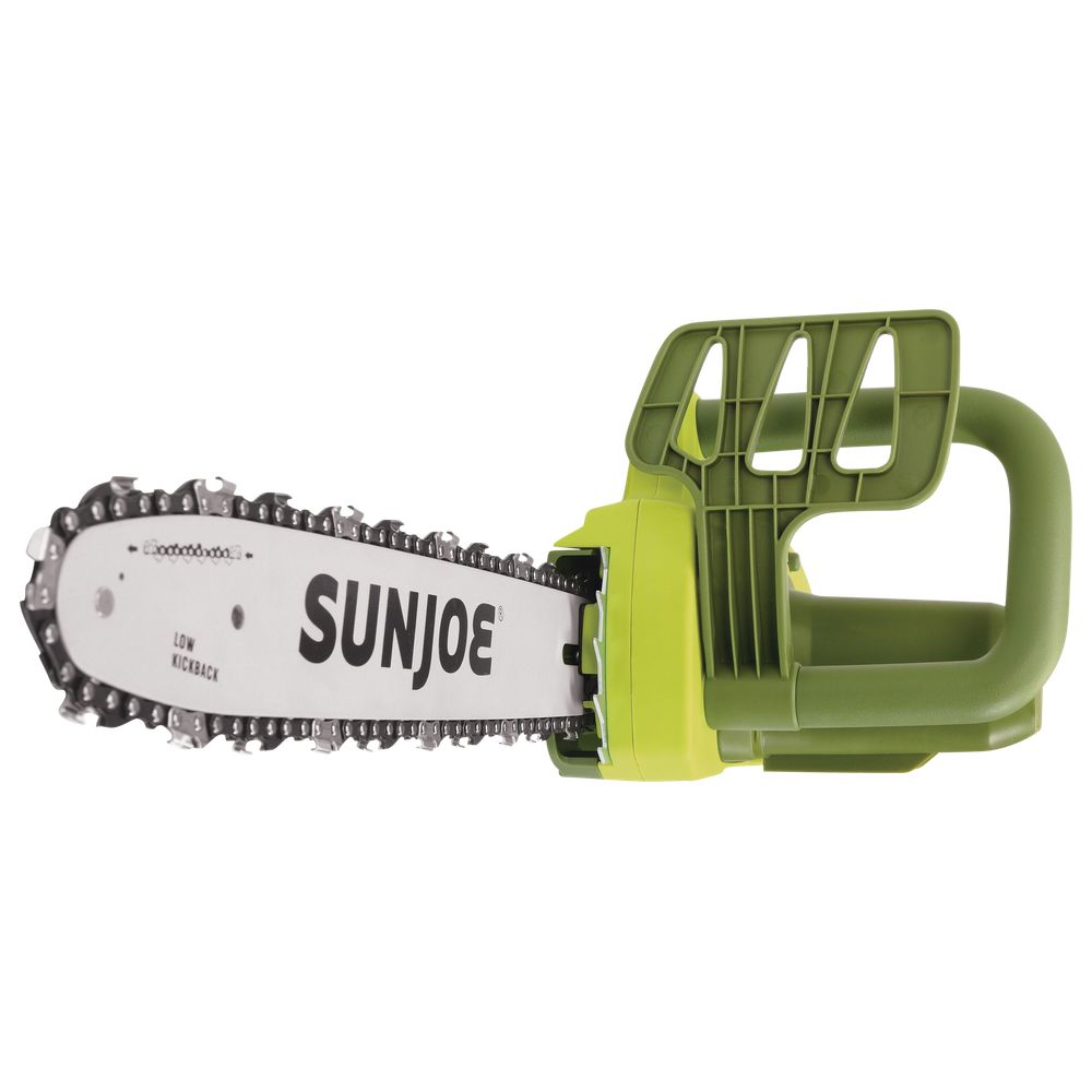 Sun Joe SWJ599E Tree Limb Master Electric Handheld Chainsaw with Low-Kickback, 14-inch 9-Amp