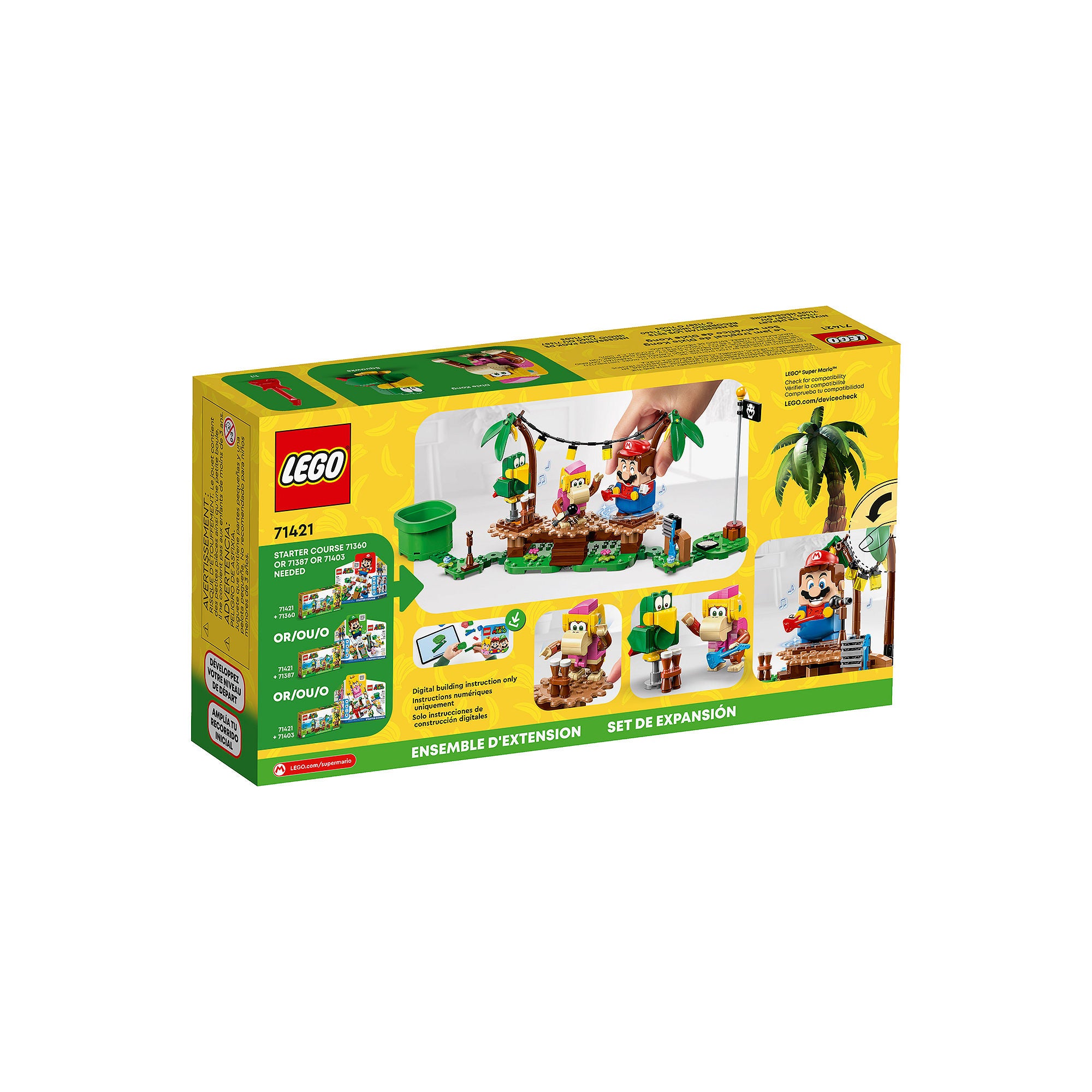 LEGO 71421 Super Mario Dixie Kong's Jungle Jam Expansion Set Building Toy