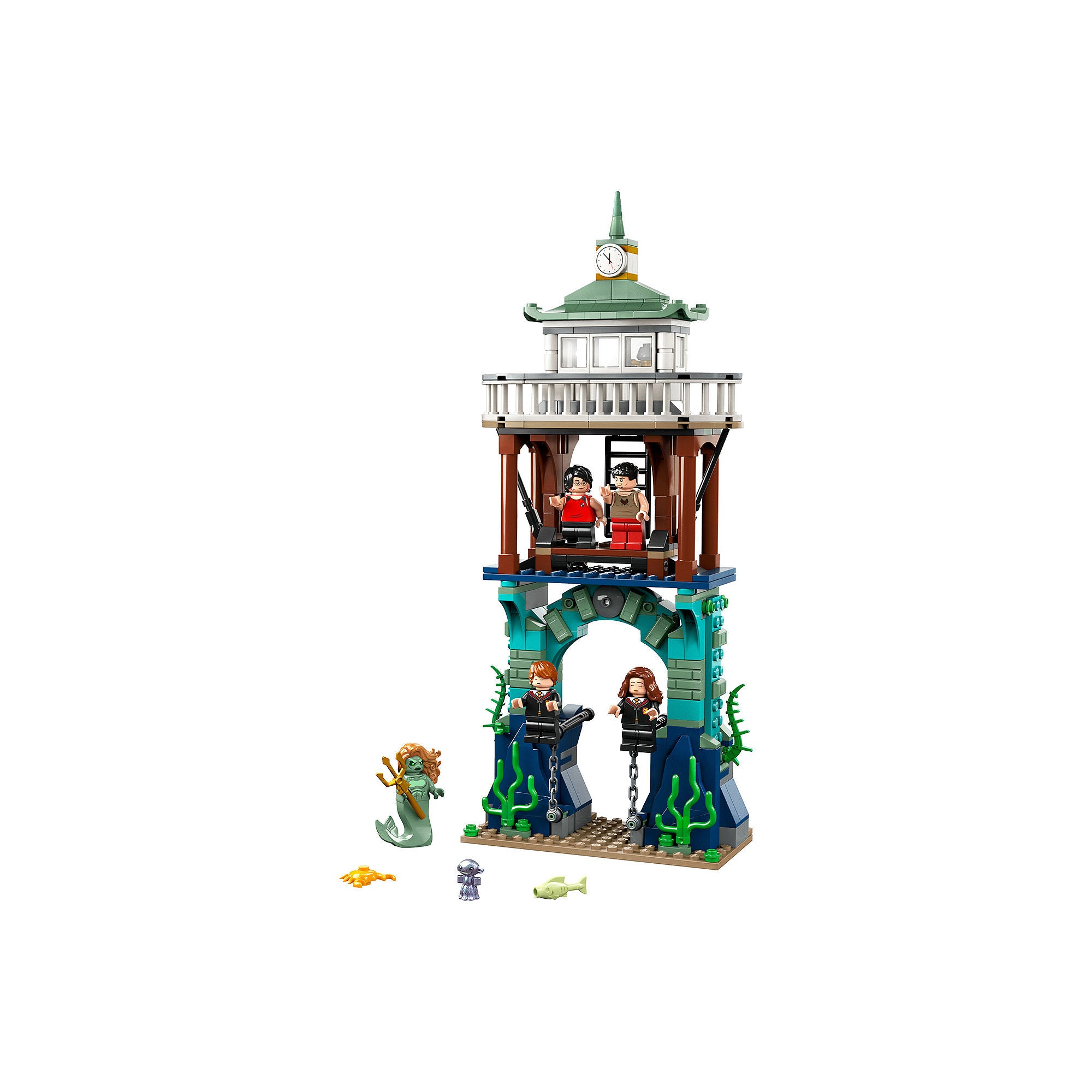 LEGO 6426019 Harry Potter Triwizard Tournament: The Black Lake Building Set 76420 Goblet of Fire Toy Playset with Harry, Hermione, and Ron Minifigures, Magical Collection Set