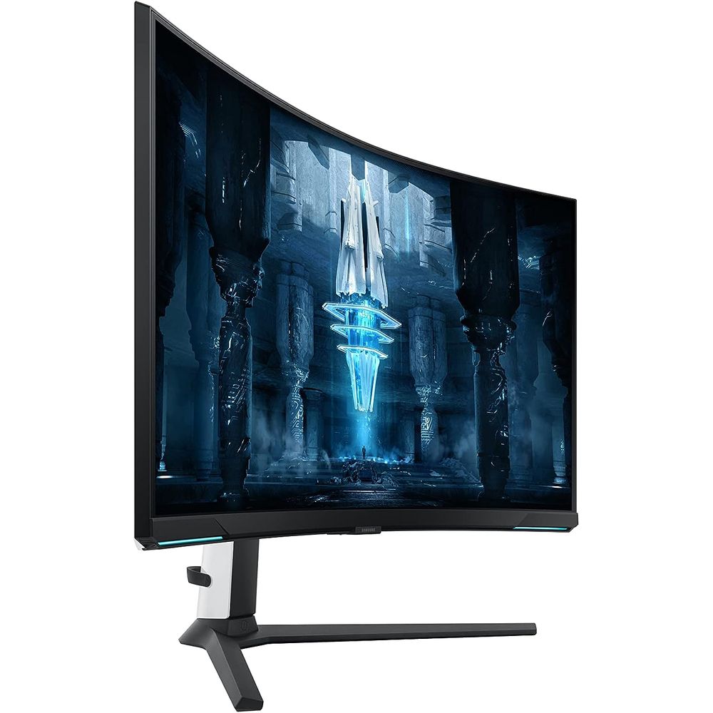 SAMSUNG LS32BG852NNXGO 32 Odyssey Neo G8 4K UHD 240Hz 1ms G-Sync 1000R Curved Gaming Monitor, Quantum HDR2000, AMD FreeSync Premium Pro, Matte Display, Ultrawide Game View, DisplayPort, HDMI, Black an