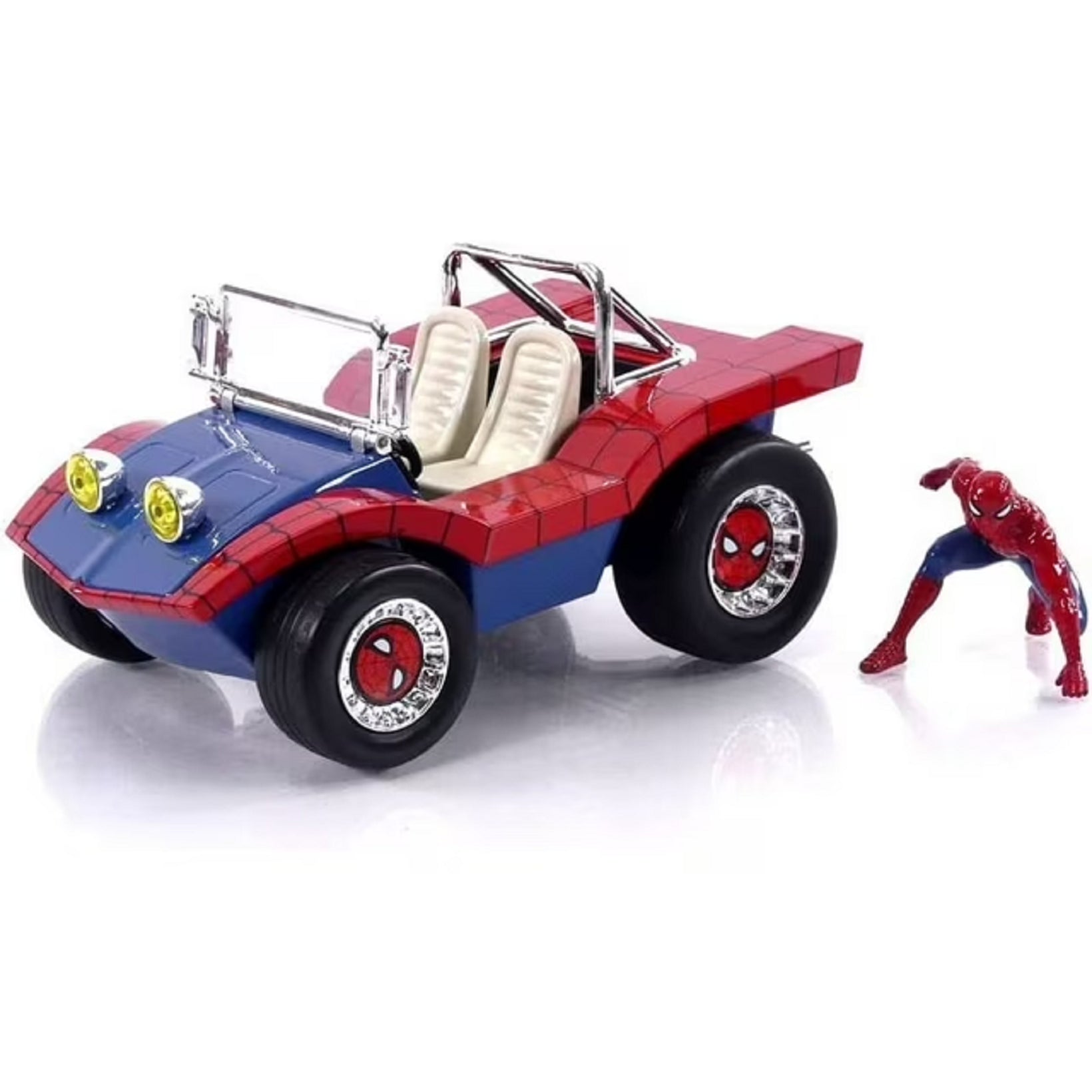 Jada Toys 33729 Marvel Spider-Man 1:24 Buggy Die-cast Car & 2.75 Figure