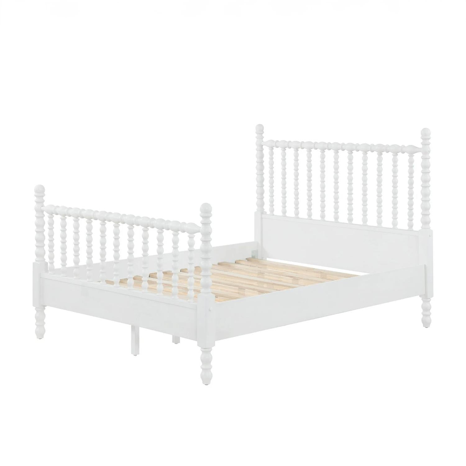 Pioneer Woman PW1425004710012 Harper Queen-Size Spindle Bed White