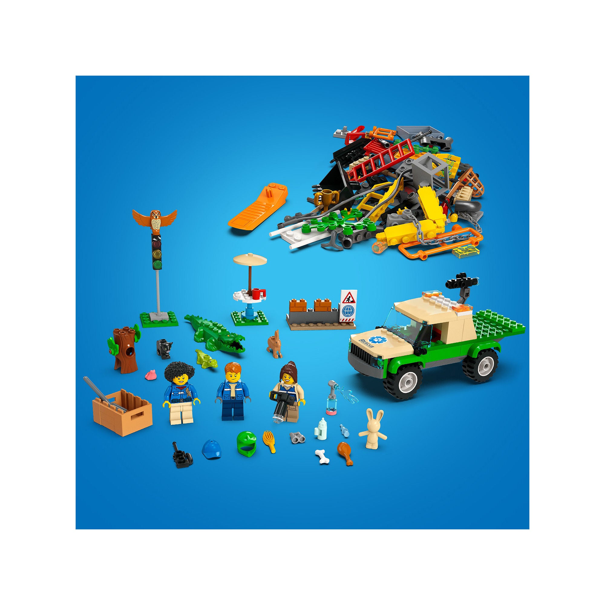 LEGO 6385811 City Missions Wild Animal Rescue Missions Toy Building Kit (246 Pieces)