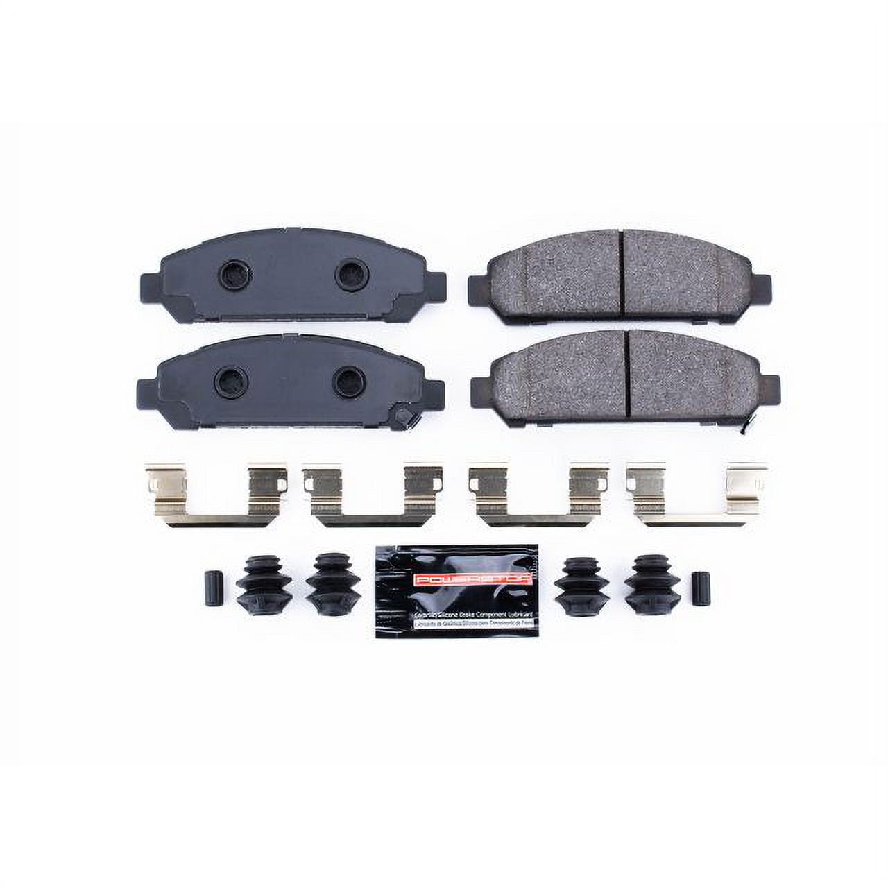 Power Stop Z23-1401 Front Z23 Evolution Carbon-Fiber Ceramic Brake Pads