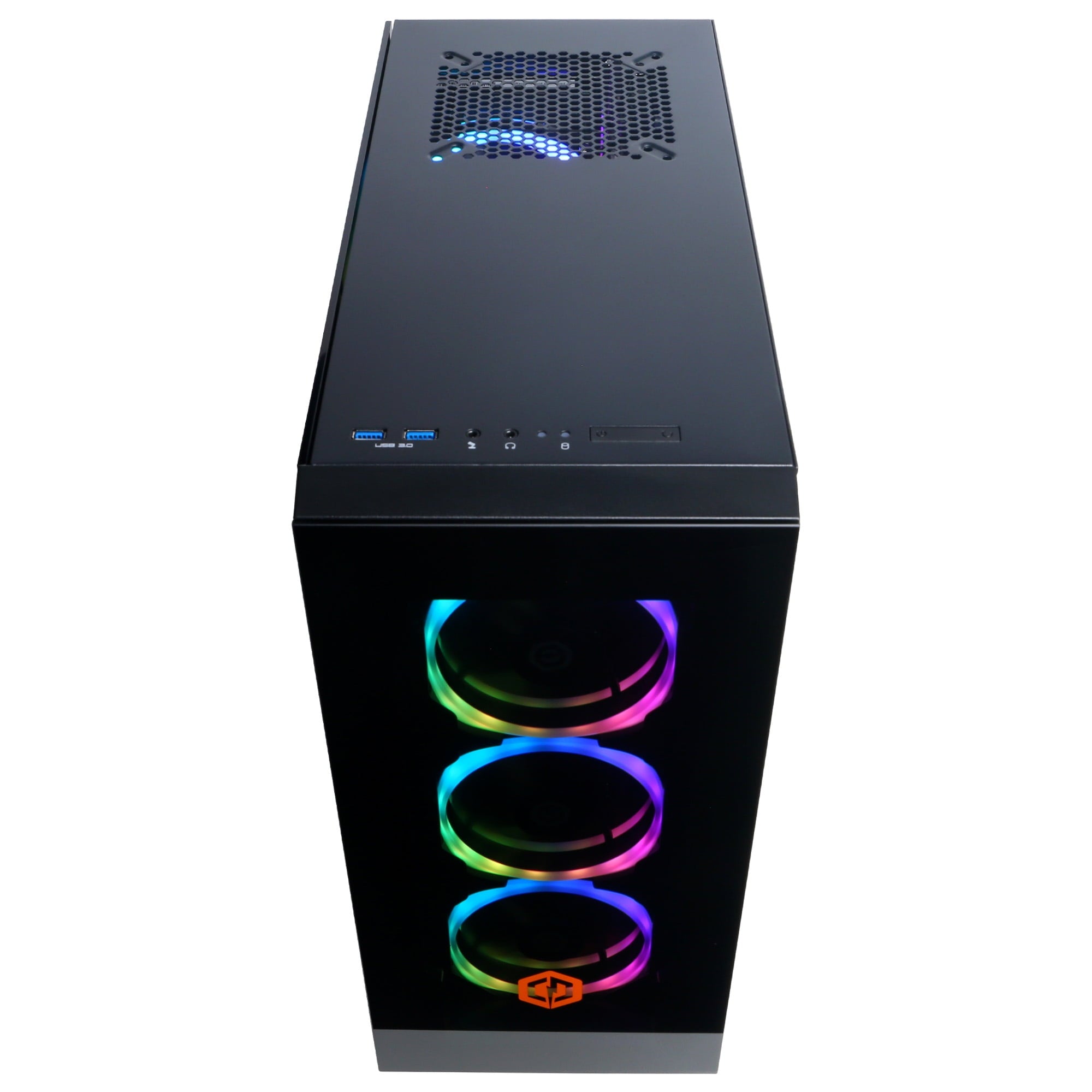 CyberPowerPC CS450148MB492135 GamingPC Ryzen 7 8700F 4.1GHz AMD Radeon RX 7800 XT 16GB 32GB RAM 2TB SSD Win 11 Home Black