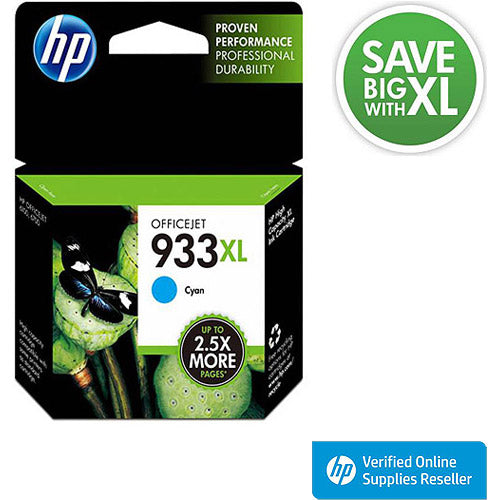 HP 933XL Ink Cartridge, Cyan (CN054AN)