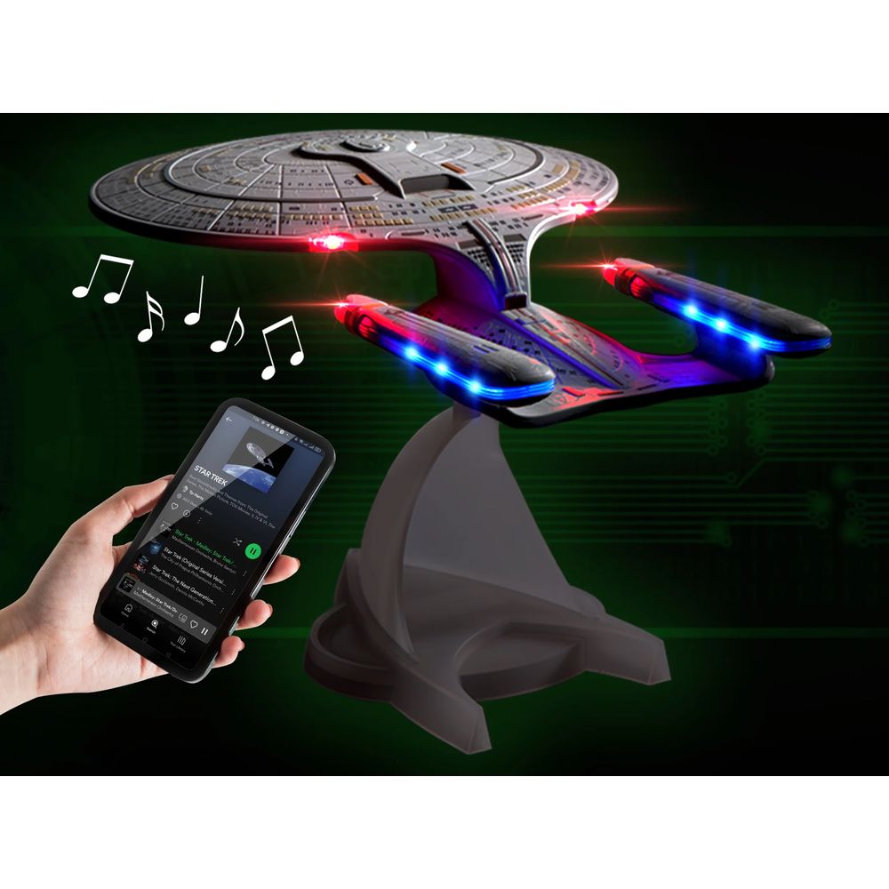 FAMETEK ST-ENTD Star Trek U.S.S. Enterprise 1701-D Enterprise Replica Bluetooth Speaker