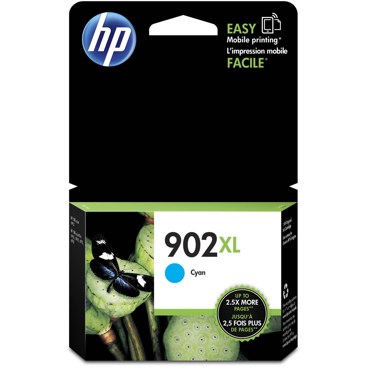 HP 902XL Cyan High Yield Original Ink Cartridge (T6M02AN)