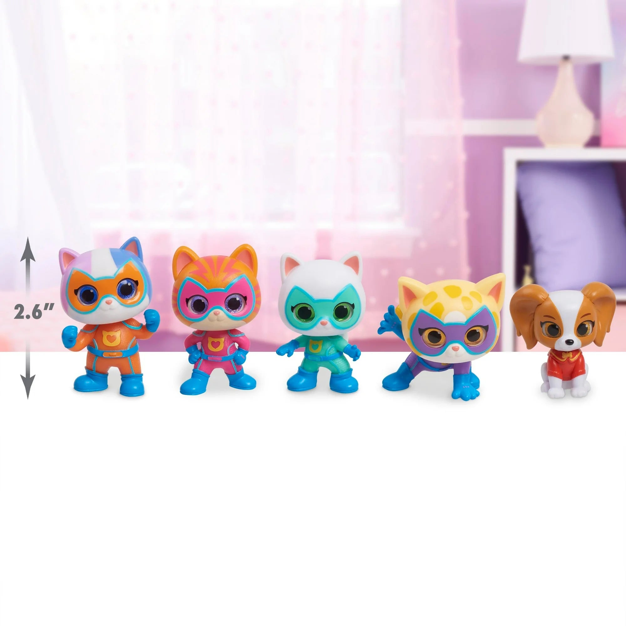 SuperKitties Hero Squad 5-Piece Figure Set