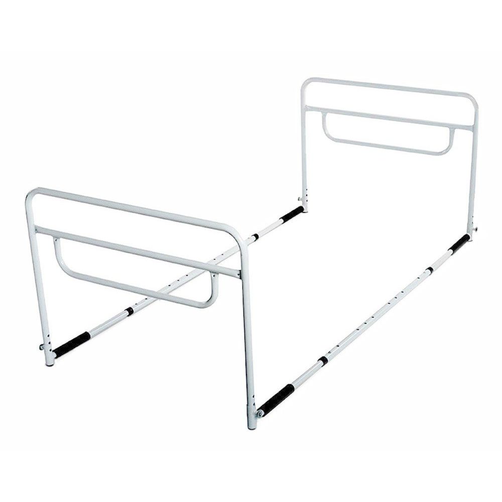 RMS Royal Medical Solutions, Inc. Adjustable Dual Bed Assist Rail, Fits Full Twin Beds