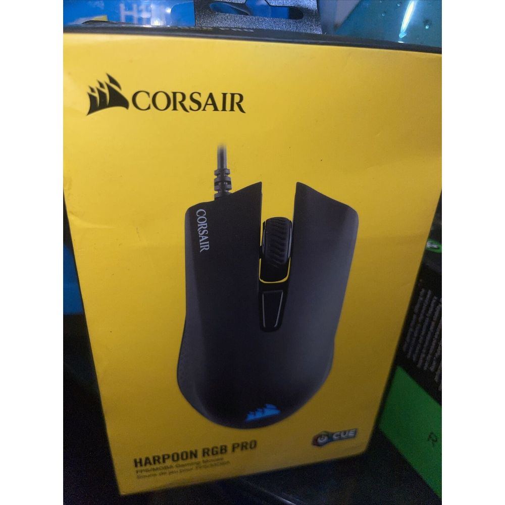 Corsair CH9301111NA HARPOON RGB PRO Gaming Mouse, Black